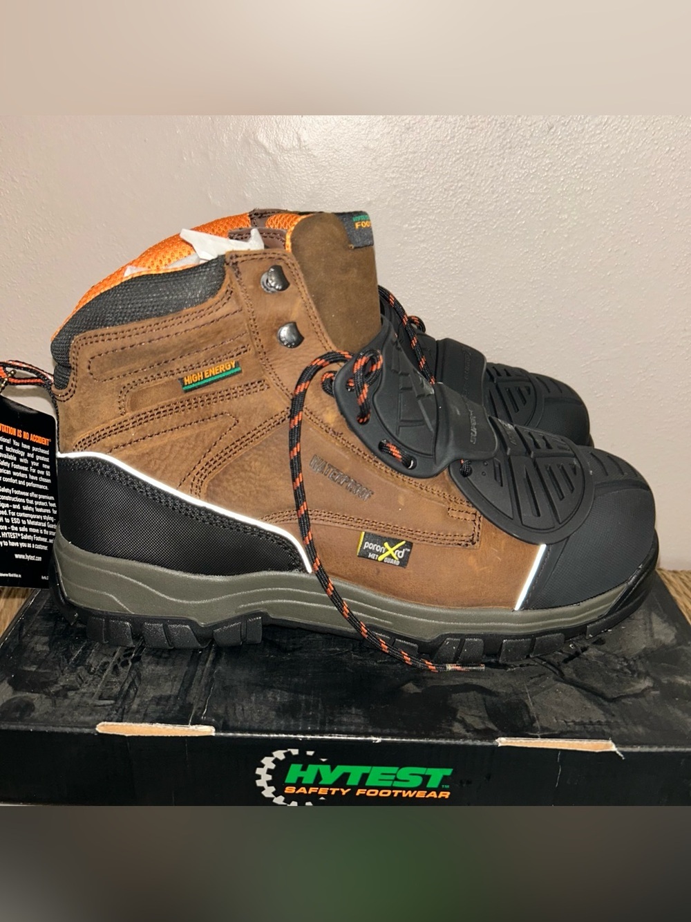 Hytest Brown Work metro Boots metro composite waterproof Safety Boot